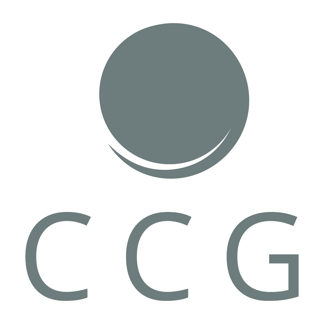 CCG Logo Vert (Initials) grey | Horizons Corporate Advisory
